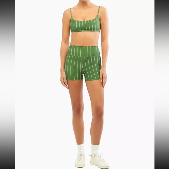 WeWoreWhat Other - Weworewhat | Cami Bra Top in Pinstripe Green/White | Size Medium | NEW!!!!💚